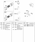 Air Cleaner Hoses Diagram and Parts List for 437447-0205-E2  Briggs and Stratton Engine
